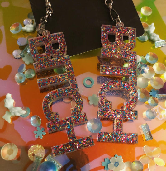 Glitter Bitch Earrings