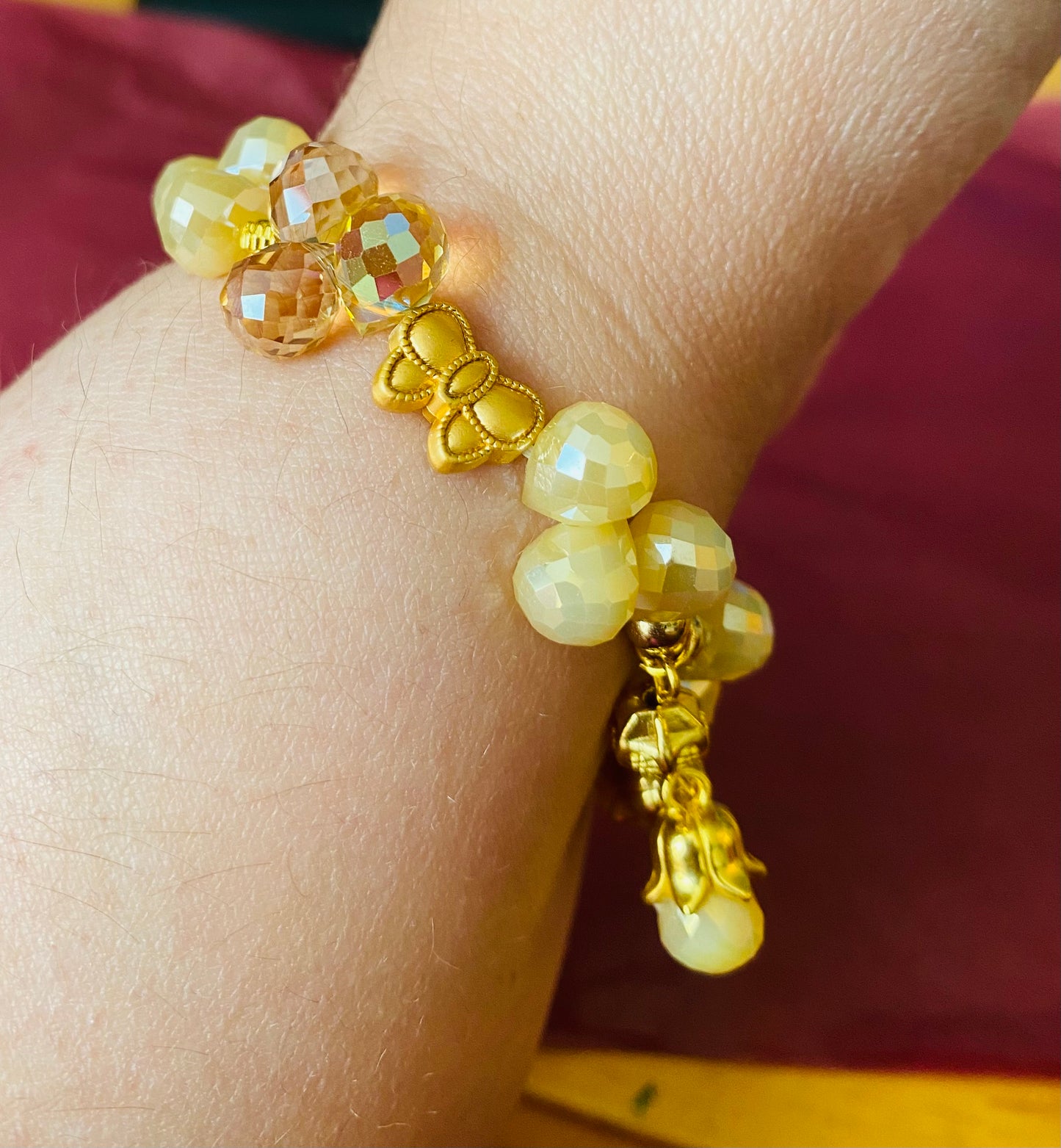 Yellow Bubble Bracelet