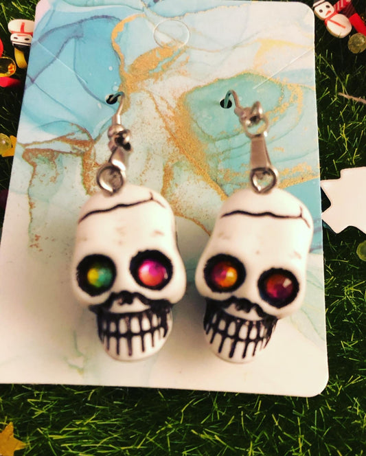 Bejeweled skulls