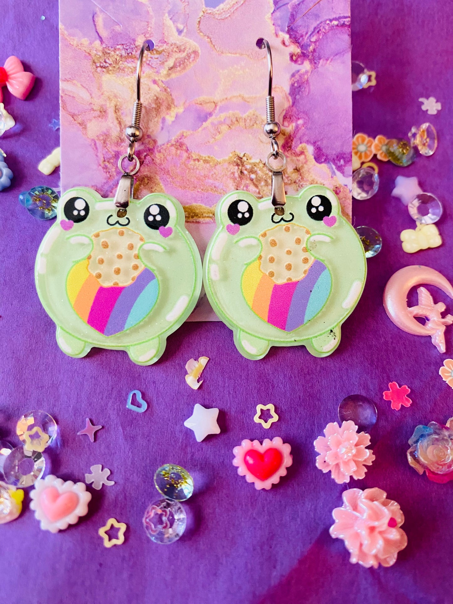 Froggy Love Earrings