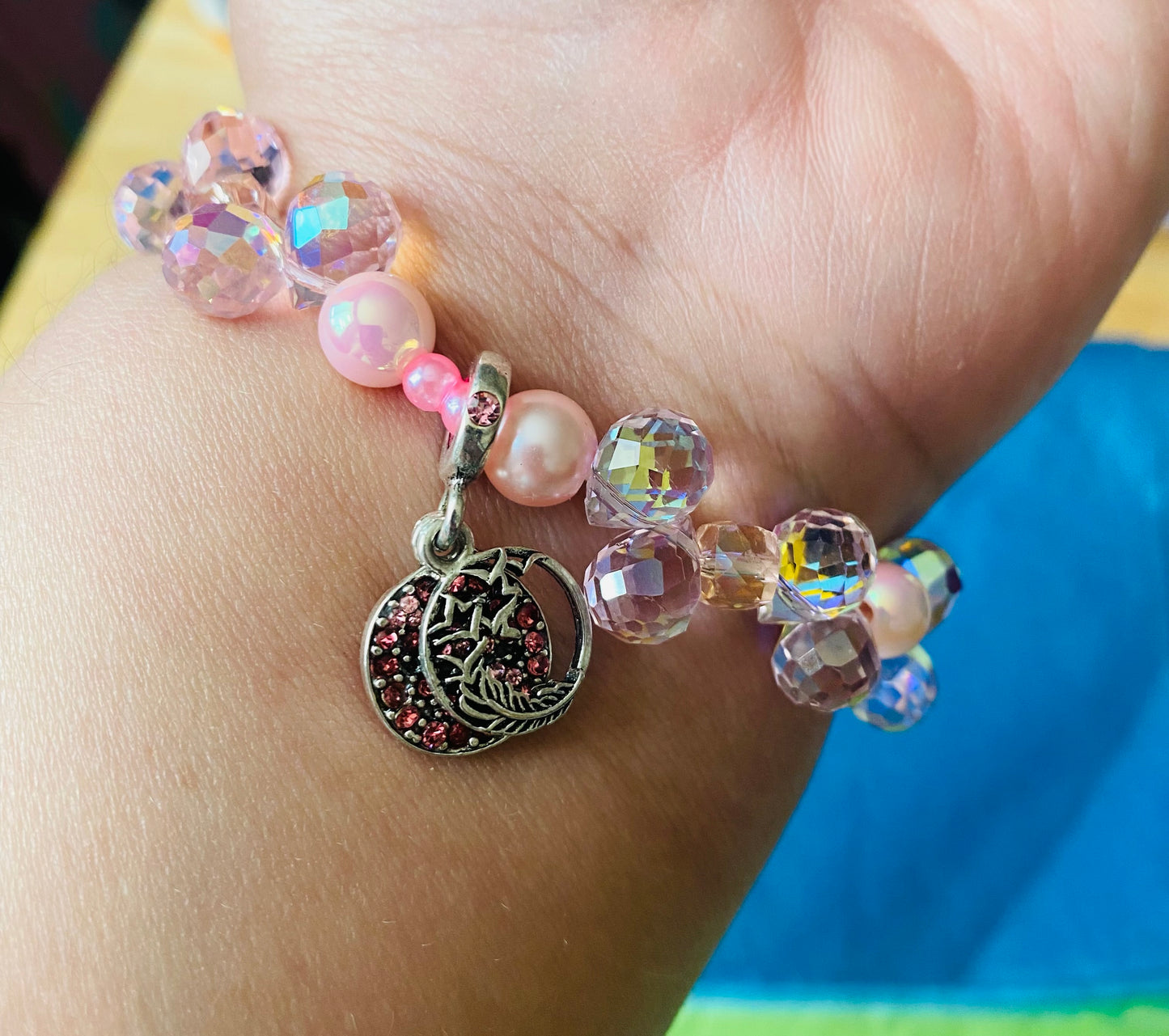 Pink Crystal Magic Bracelet