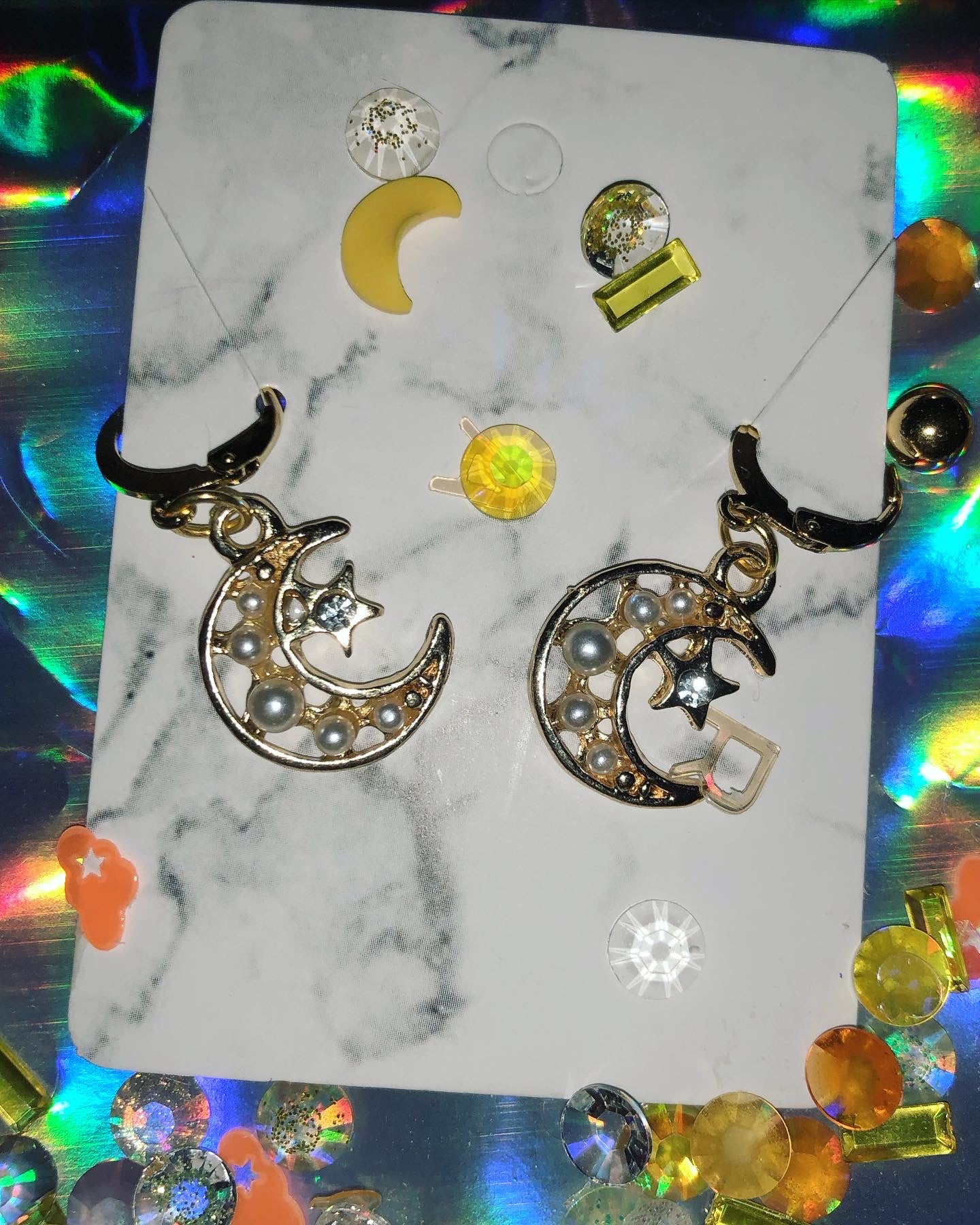 Starlight Moon Earrings