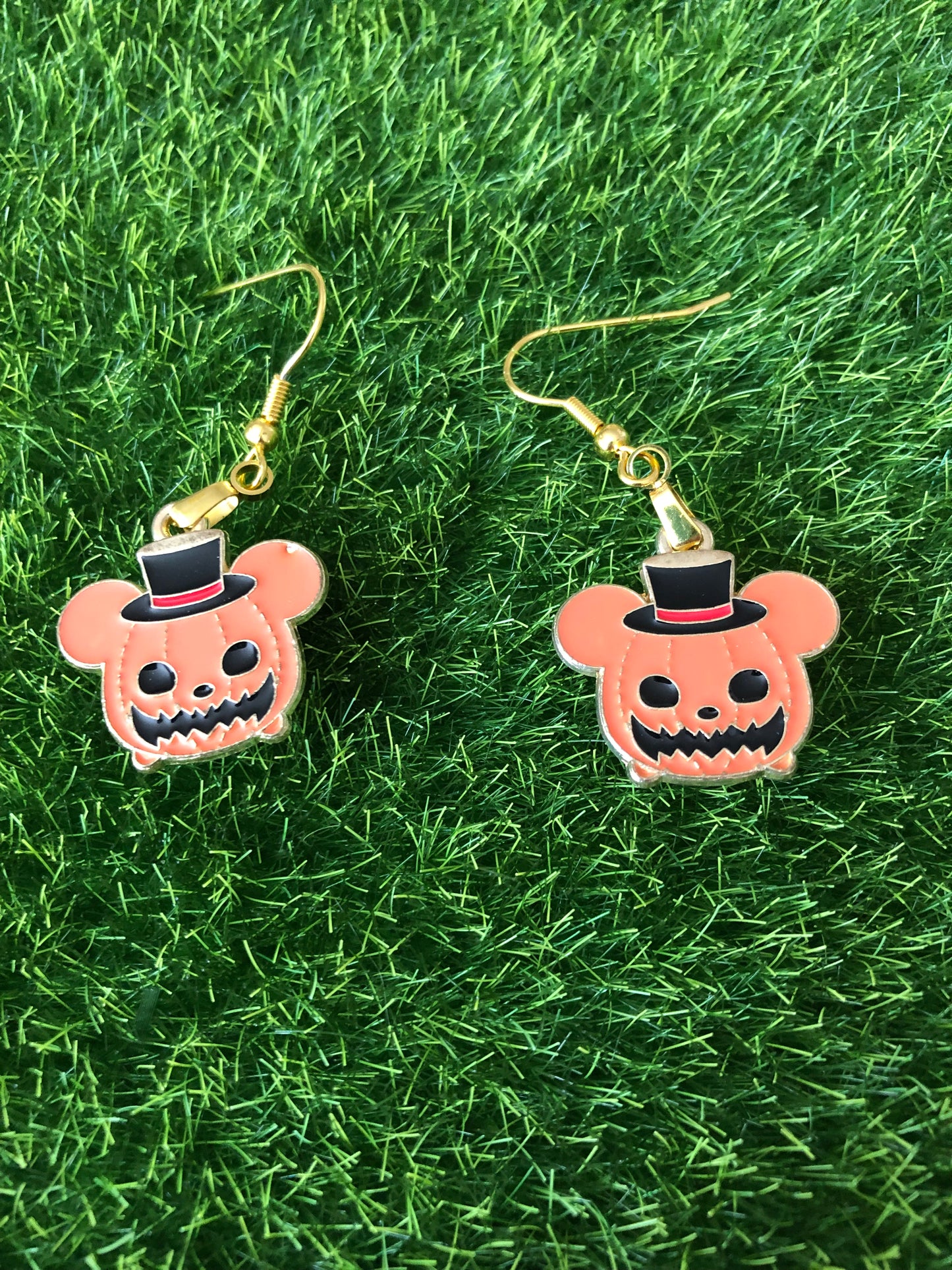 Mickey Mouse Pumpkin Earrings