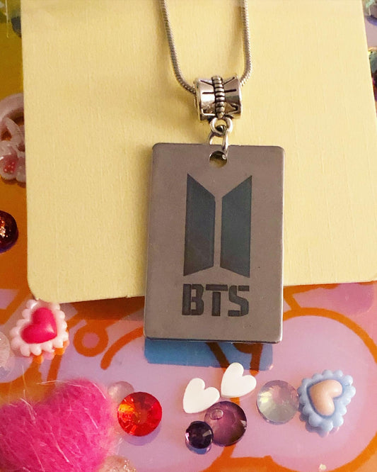 BTS Dog Tag Necklace