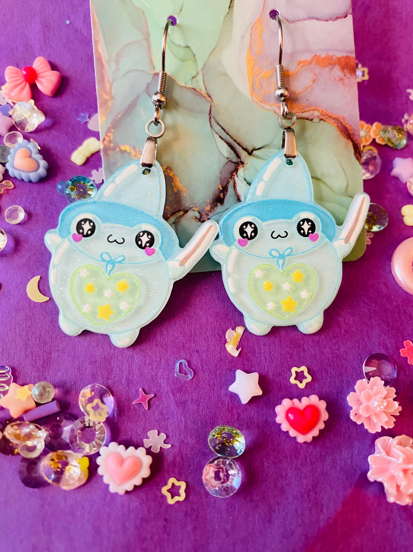 Froggy Love Earrings