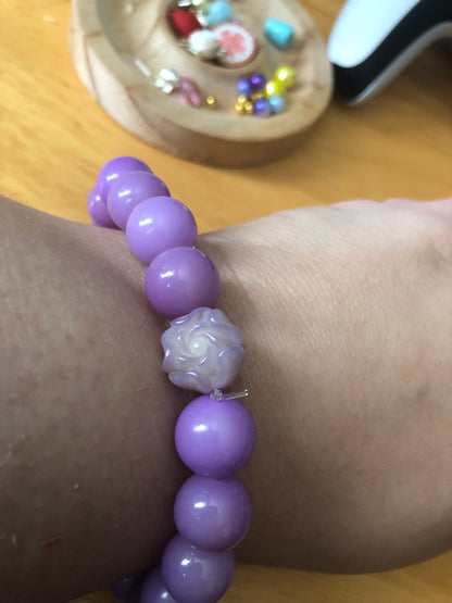 Purple Kitty Bodhi Bracelet