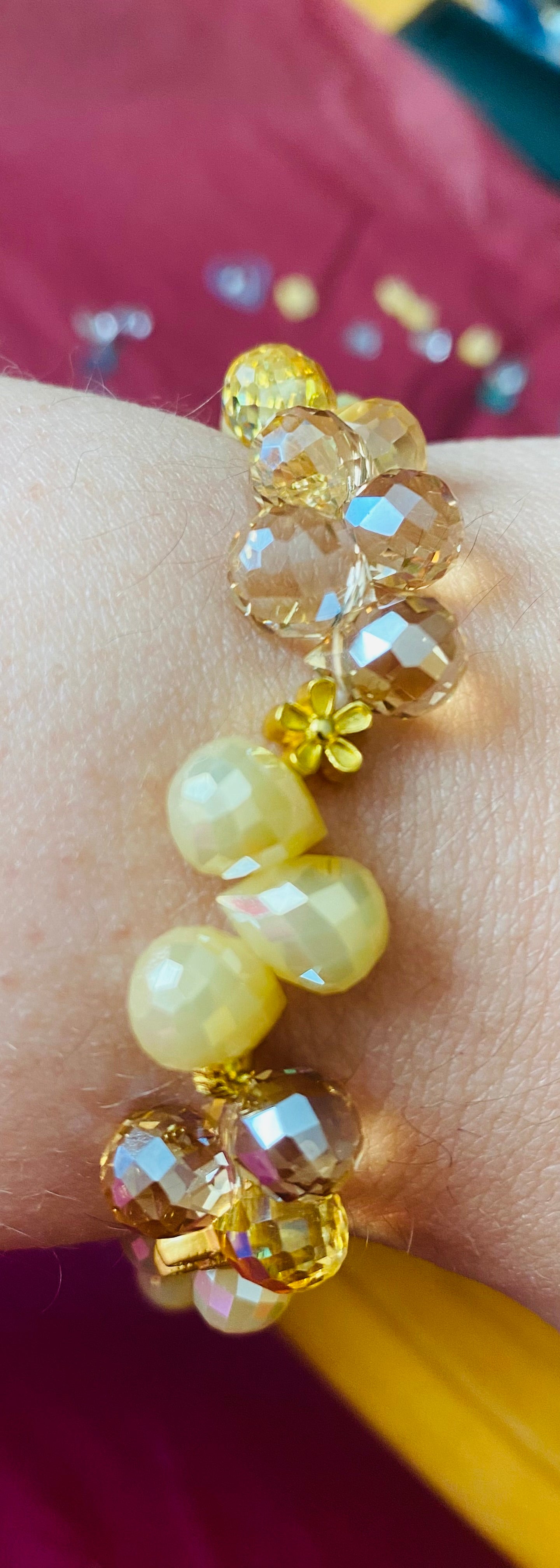 Yellow Bubble Bracelet