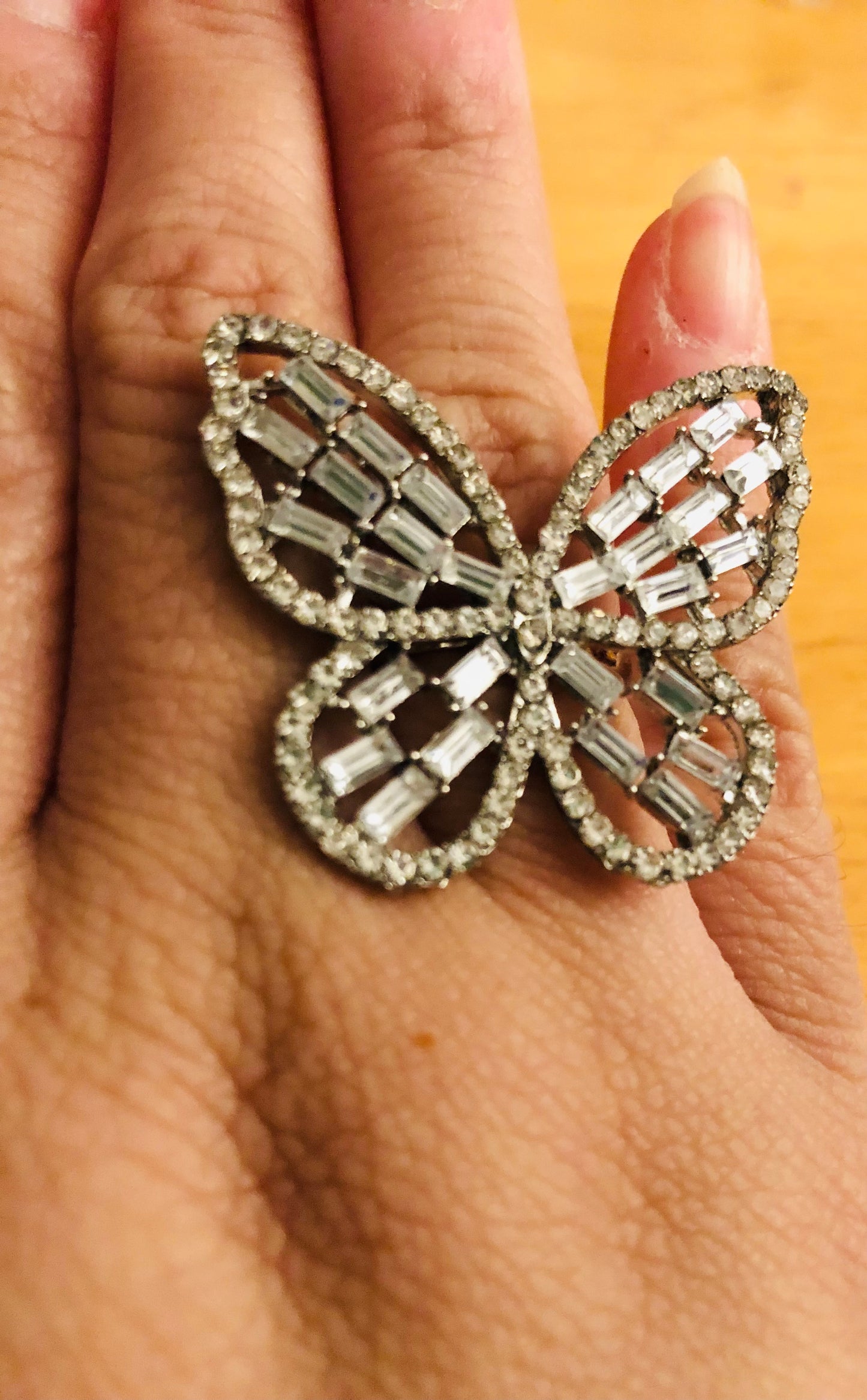 Large Butterfly Ring