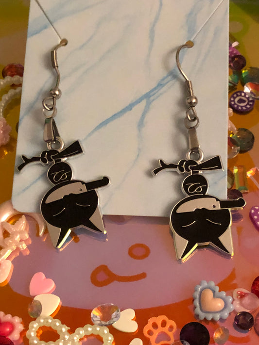 Crazy Kitty Earrings