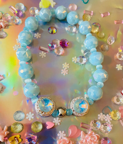 Sky Blue Crystal Bracelet