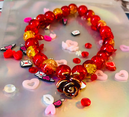 Rose Fire Bracelet