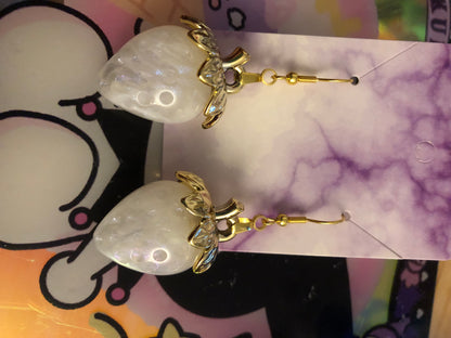 Iridescent Strawberry Earrings