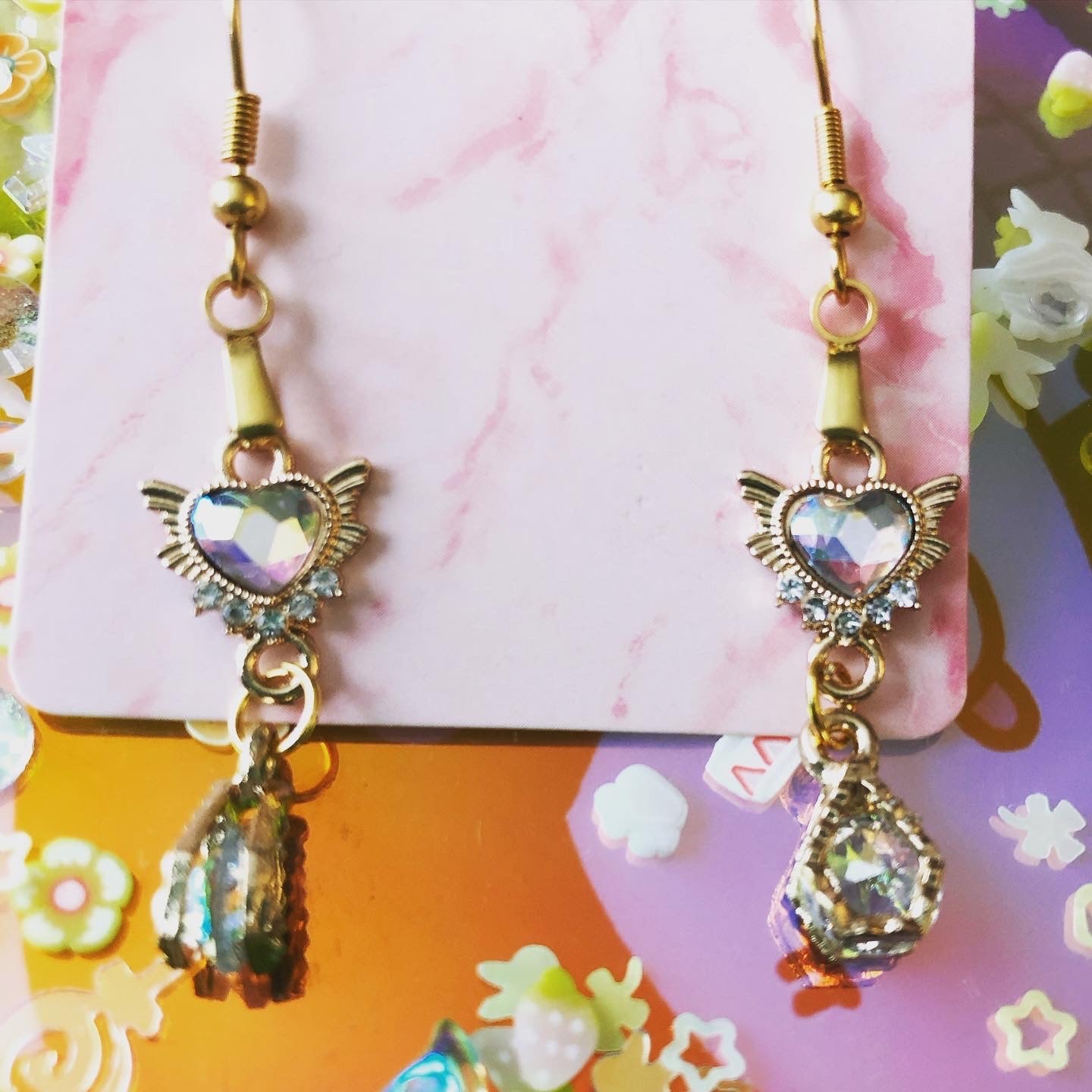 Heart Teardrop Earrings