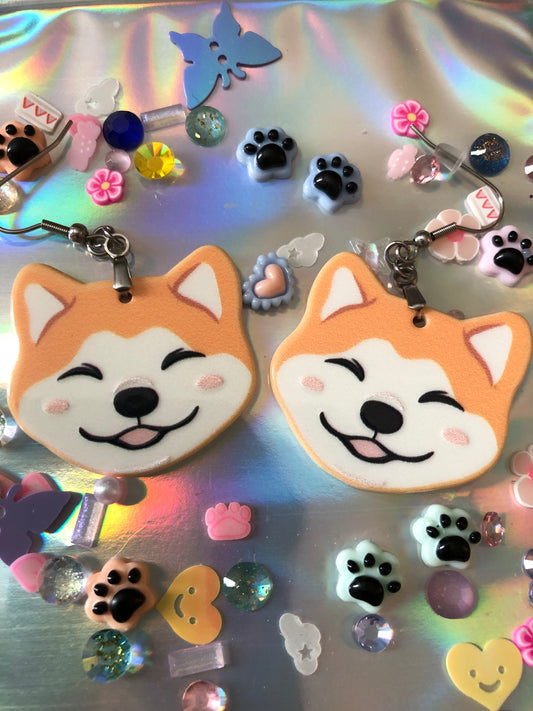 Cute Shiba Inu Puppy Earrings