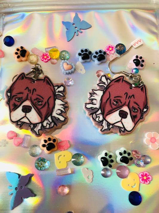 Pit Bull Earrings