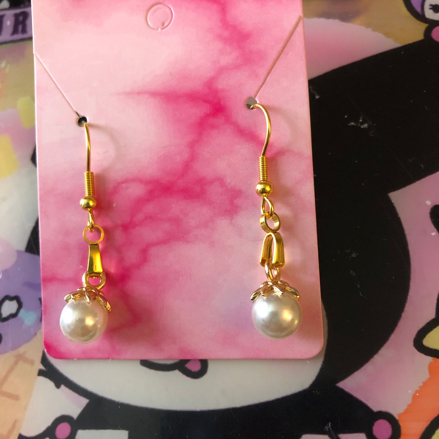 Mini Pearl Earrings