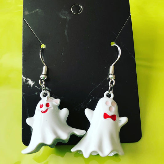 Ghost Bride and Groom Earrings